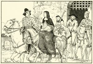 Alcuni dei pellegrini di Canterbury
