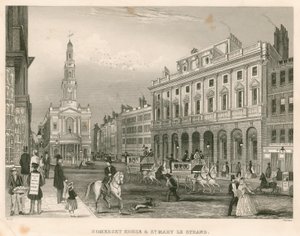 Somerset House e St Mary-le-Strand, The Strand, Londra da English School