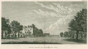 Facciata sud di Strawberry Hill, Twickenham, Londra da English School