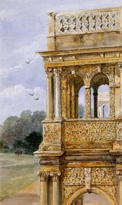 Portico sud, Audley End House, fine XIX secolo da English School