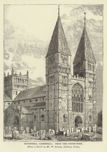Cattedrale di Southwell da nord-ovest da English School