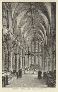 Cattedrale di Southwell, il coro, guardando a est da English School