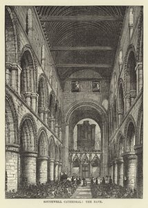 Cattedrale di Southwell, la navata da English School