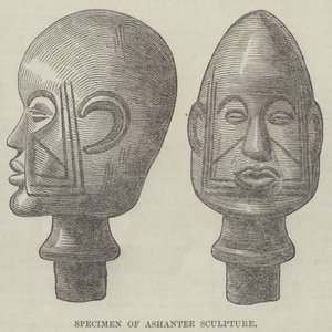 Esemplare di scultura Ashantee