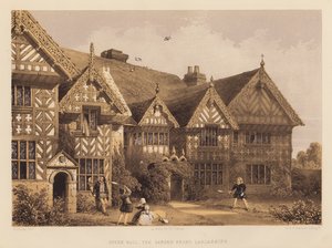 Speke Hall, il fronte del giardino, Lancashire