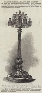 Splendido candelabro per Sua Maestà da English School