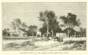 Stazione di squatters sui Darling Downs, Nuovo Galles del Sud