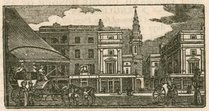 Chiesa di St Brides, Fleet Street, Londra da English School