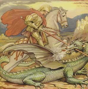 San Giorgio e il drago da English School