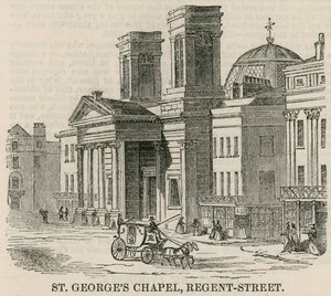 St Georges Chapel, Regent Street, Londra da English School