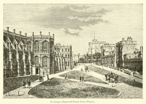 Cappella di San Giorgio e Torre Rotonda, Windsor da English School