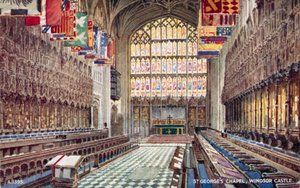 Cappella di San Giorgio al Castello di Windsor, Berkshire da English School