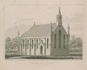 Cappella di San Giorgio, vicino a Nine Elms, Battersea da English School
