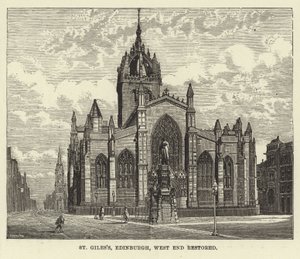 St Giles, Edimburgo, estremità ovest restaurata da English School