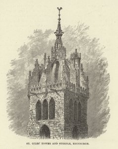 Torre e guglia di St Giles, Edimburgo da English School