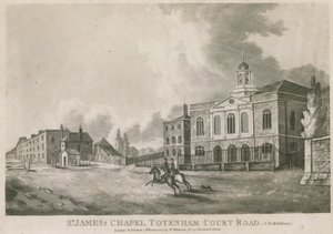 Cappella di San Giacomo, Tottenham Court Road, Londra da English School