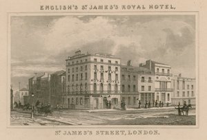 St Jamess Royal Hotel, St Jamess Street, Londra da English School