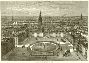 St. Jamess Square nel 1773 da English School