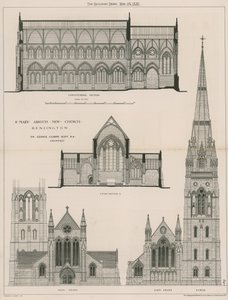Nuova chiesa di St Mary Abbots, Kensington da English School