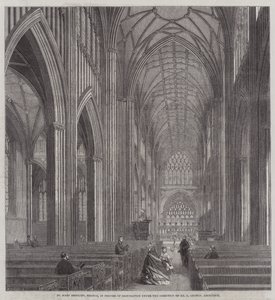 Santa Maria Redcliff, Bristol, in Processo di Restauro sotto la Direzione dell