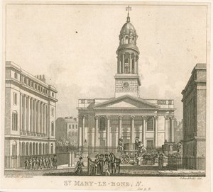 Chiesa di St Marylebone, Londra da English School