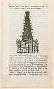 Chiesa di Santa Maria, Islington (vecchia chiesa), Impalcatura in vimini da English School