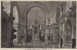 Chiesa di San Michele, Monaco, iniziata nel 1538 d.C. (incisione)