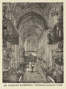 Cattedrale di San Patrizio, interno, vista verso ovest da English School