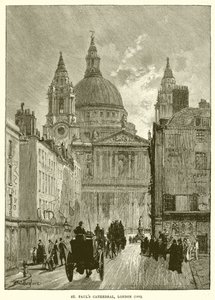 Cattedrale di San Paolo, Londra (1890) da English School