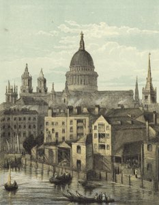 Cattedrale di San Paolo, Vista del Fronte Sud dal Ponte di Southwark da English School