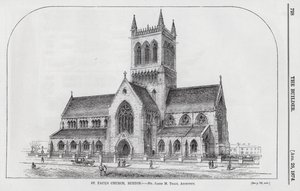 Chiesa di San Paolo, Burton (incisione) da English School