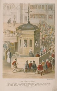 Croce di San Paolo da un quadro dipinto nel 1616 da English School