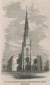 Chiesa del Distretto di St Paul, Onslow Square, South Kensington da English School