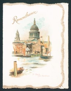St Pauls da Blackfriars - Ricordo, biglietto