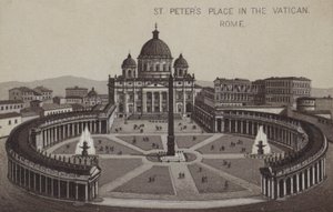 Piazza San Pietro, Città del Vaticano, Roma, Italia da English School