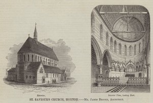 Chiesa di San Salvatore, Hoxton, Architetto Mr James Brooks da English School