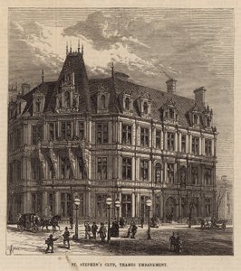 St Stephens Club, Thames Embankment da English School