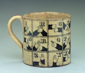 Tazza di Staffordshire raffigurante l