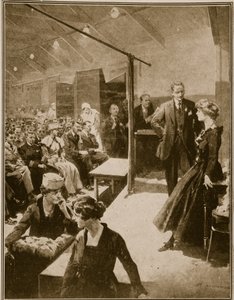 Spettacolo teatrale per soldati accecati dalla guerra, 1914-19 da English School