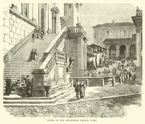 Scale del Palazzo Senatorio, Roma da English School
