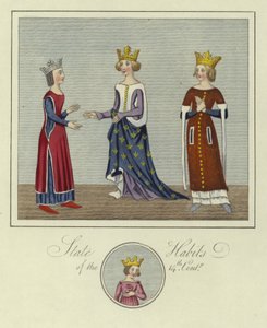 Abiti di stato del XIV secolo da English School