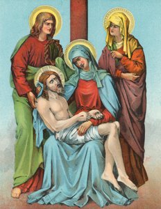 Stazione XIII Cristo è deposto dalla croce