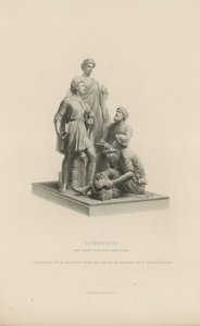 Statua che raffigura il Commercio che adorna il Memoriale di Alberto