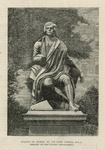 Statua di Burns, di Sir John Steell da English School