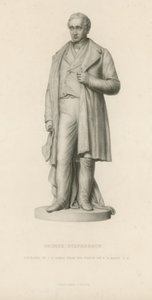 Statua di George Stephenson da English School
