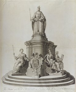 Statua della Regina Anna (1665-1714), pubblicata 1713