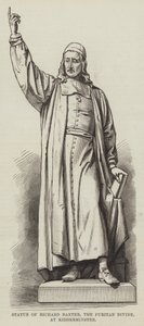 Statua di Richard Baxter, il divino puritano, a Kidderminster da English School