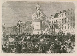Statua di Richard Cobden da English School