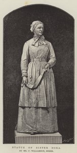 Statua di Suor Dora, di Mr F Williamson, Esher (incisione)