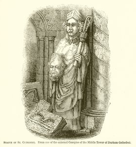 Statua di San Cuthbert da English School